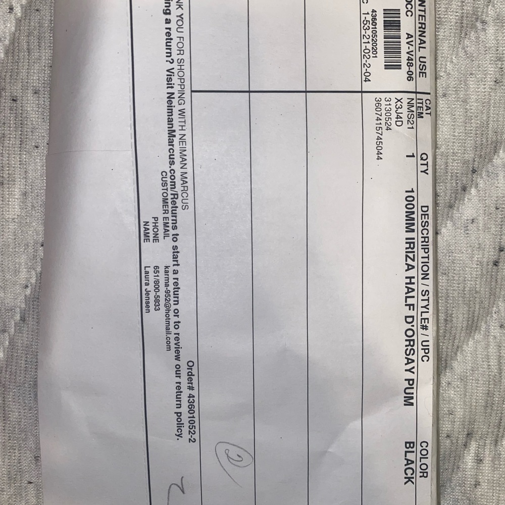 Iriza Pointy Toe Half D’Orsay Pump.                  Christian Louboutin